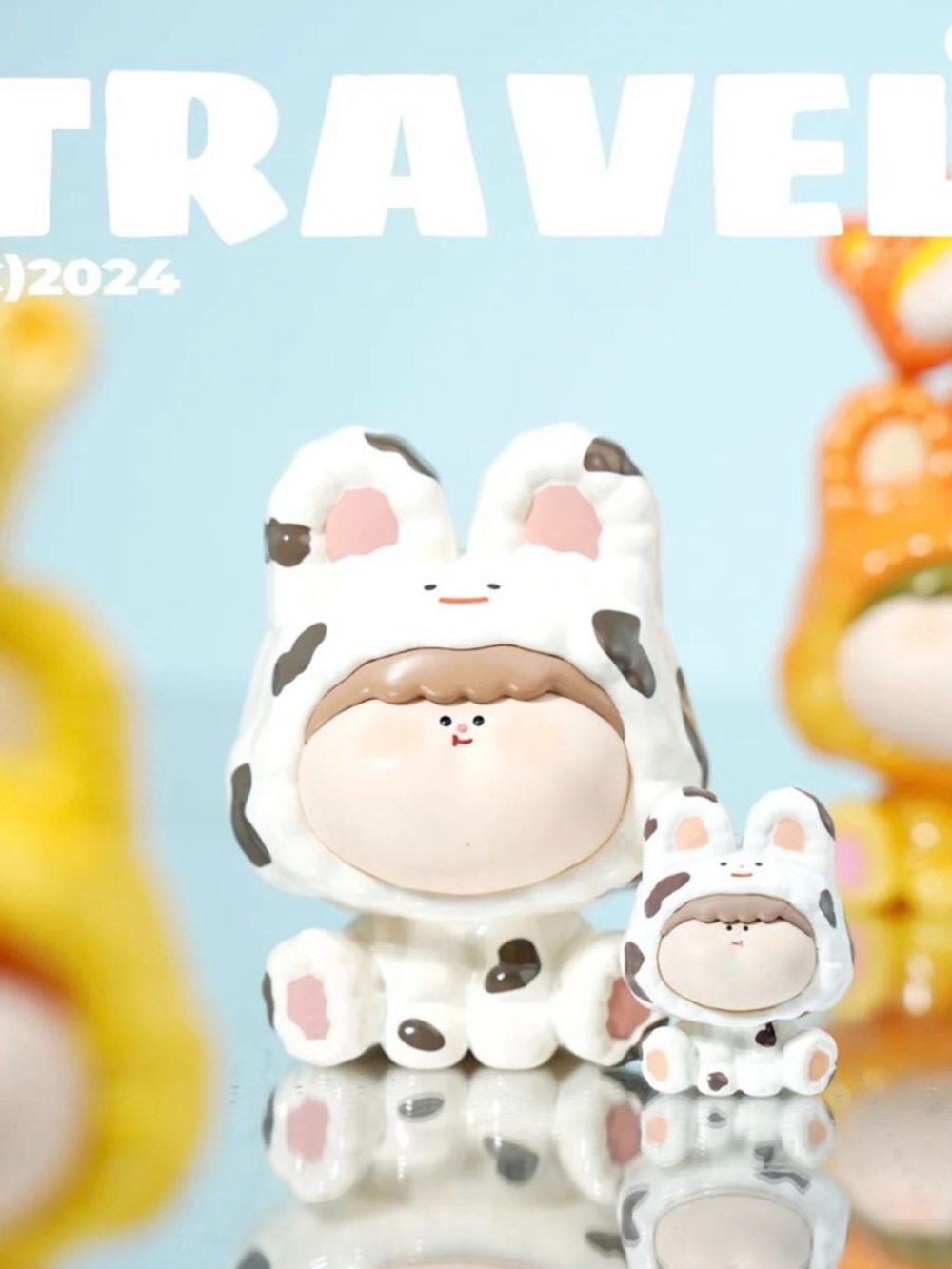 AMLLS Studio Travel Rabbit Series PVC Figures, blind box, confirmed: Milk